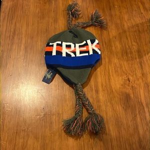 Polo Ralph Lauren Trek Ski Winter Tassel Hat Cap new blue green Mens One Size